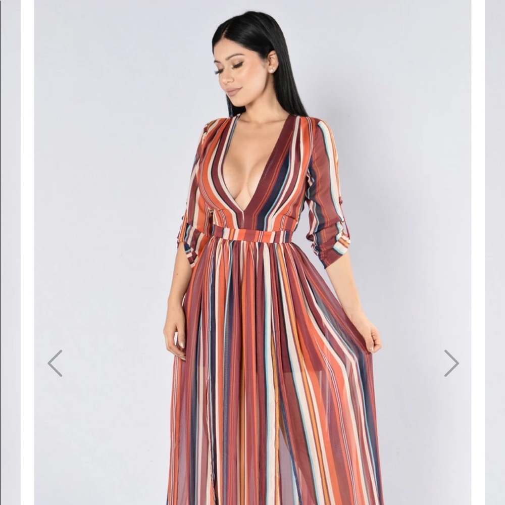 Sexy Fashion Nova Stripe Dress